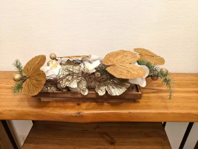 👥Cours d'Art floral Baies décoratives et Pin
