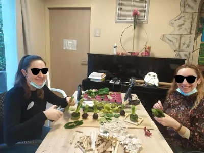 👥Cours d'Art floral Bulbe de jacinthe et Jacinthe