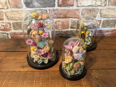 👥Cours d'Art floral Rose et Lagurus
